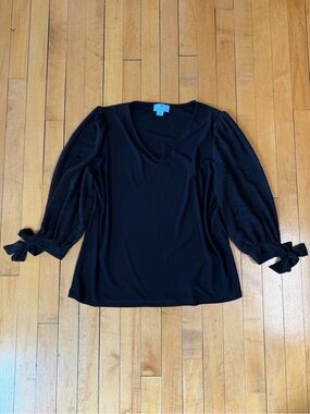Black floral half sleeve dress shirt